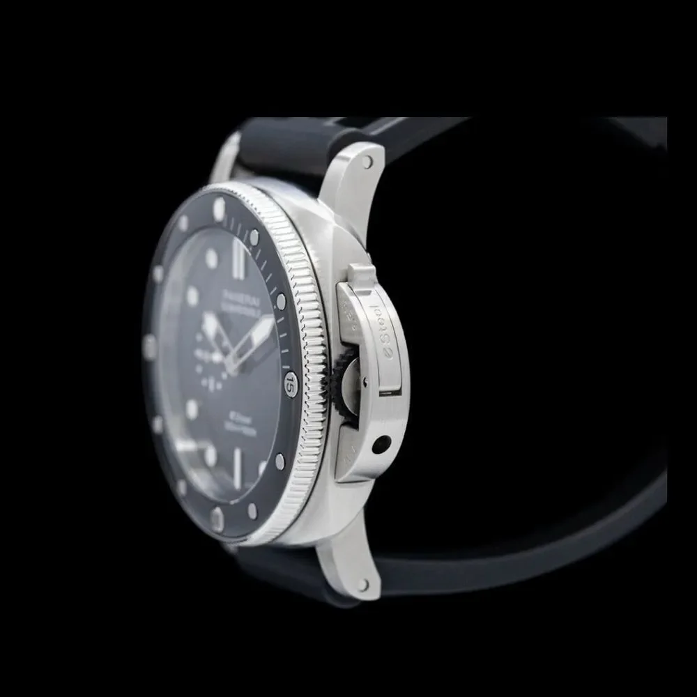 Panerai 44mm Submersible QuarantaQuattro Grigio Roccia SS Gray Dial PAM01288
